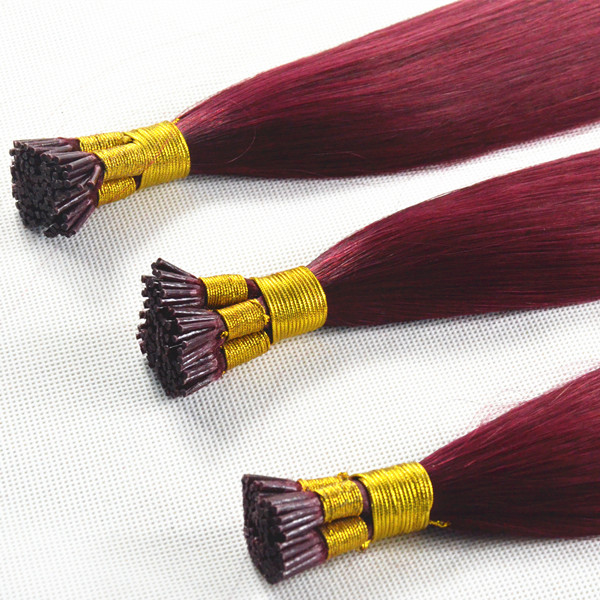 Peruvian prebonded silk straight hair with cuticle lp87